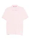 Thom Browne Cotton Polo Shirt In Pink