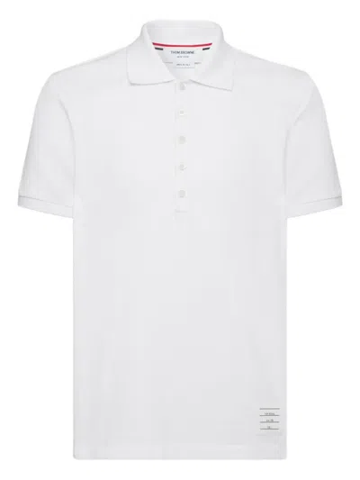 THOM BROWNE THOM BROWNE COTTON POLO SHIRT