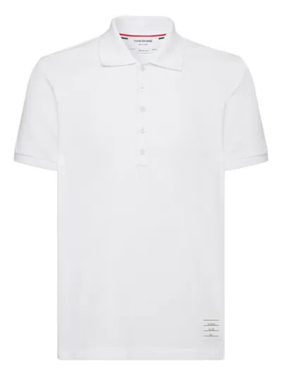 THOM BROWNE COTTON POLO SHIRT