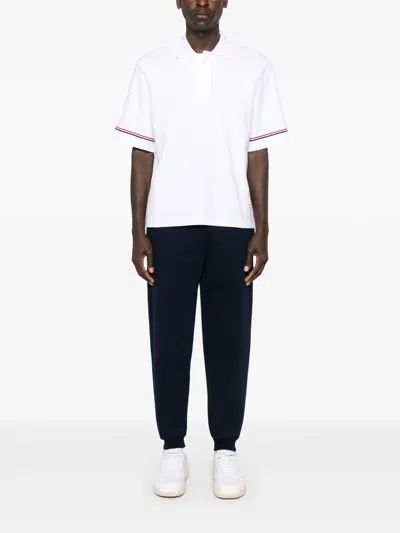 Thom Browne Cotton Rugby Polo Men In White
