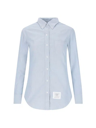 Thom Browne Cotton Shirt In Blue