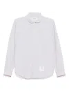 Thom Browne Cotton Shirt In Gray