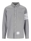 Thom Browne Chemise Ample En Coton In Grey