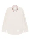 Thom Browne Cotton Shirt In Neutral