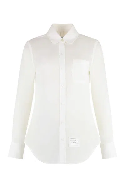 Thom Browne Cotton Shirt In White