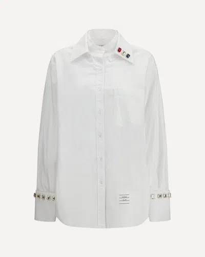 Thom Browne Oversized White Cotton Shirt