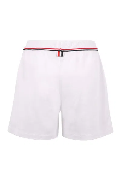 Thom Browne Cotton Shorts In White