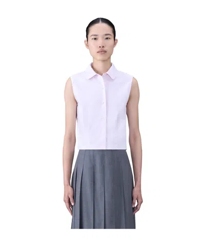 Thom Browne Cotton Sleeveless Shirt In Multicolor