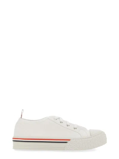 Thom Browne Cotton Sneaker In White