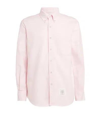 Thom Browne Cotton Straight-fit Shirt In Pink