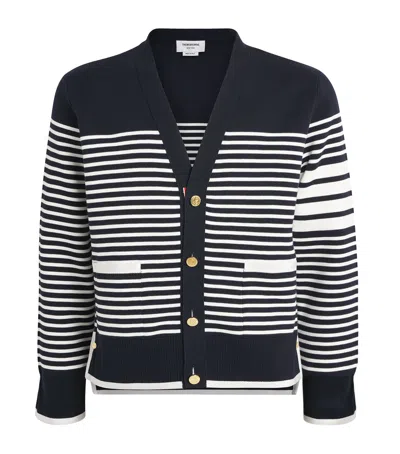 Thom Browne Cotton Stripe Cardigan