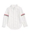 Thom Browne Cotton Striped Shirt In White