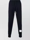 Thom Browne Tapered Grosgrain-trimmed Loopback Cotton-jersey Sweatpants