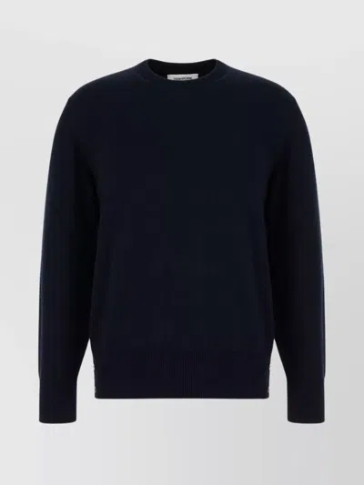 Thom Browne Cotton Sweatshirt With Buttoned Slit