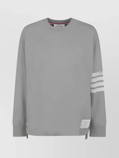 Thom Browne Sweatshirt With Stripes In Multicolor