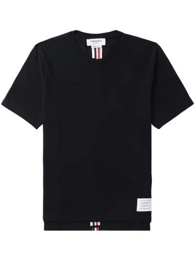 Thom Browne Cotton T-shirt In Black