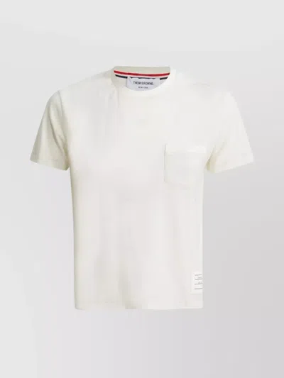Thom Browne Cotton T-shirt Animalier Print In White