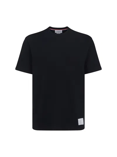 Thom Browne Cotton T-shirt In Black