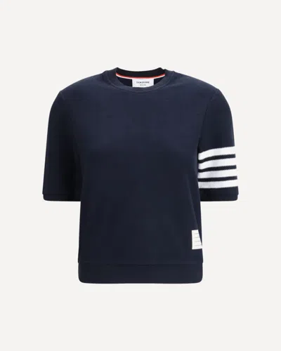 Thom Browne Cotton T-shirt In Black