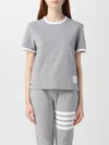 Thom Browne T-shirt  Woman Color Grey In Grey