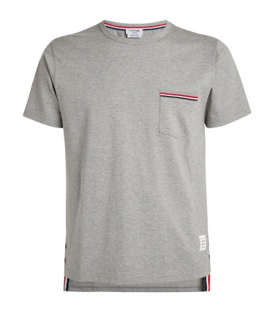 Thom Browne Cotton T-shirt In Grey