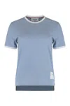 Thom Browne Logo" T-shirt - Light Blue In Multi