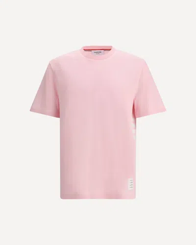 Thom Browne Multicolor Cotton T-shirt In Pink