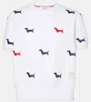 Thom Browne Cotton Milano Short Sleeved T-shirt In White