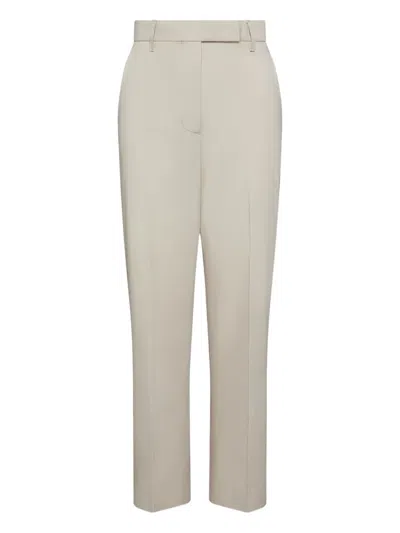 Thom Browne Cotton Tailored Trousers In Gold