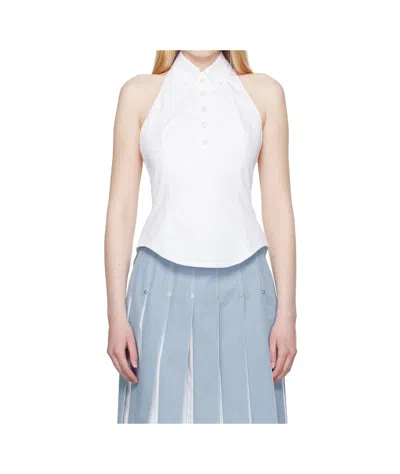 Thom Browne Cotton Top In White