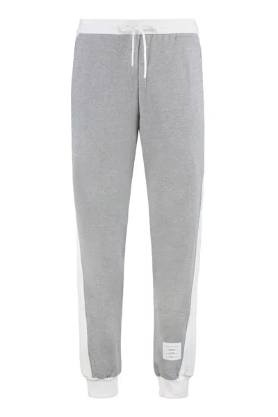 Thom Browne Cotton Track Pants - 00 To 5 Size Range In Gray