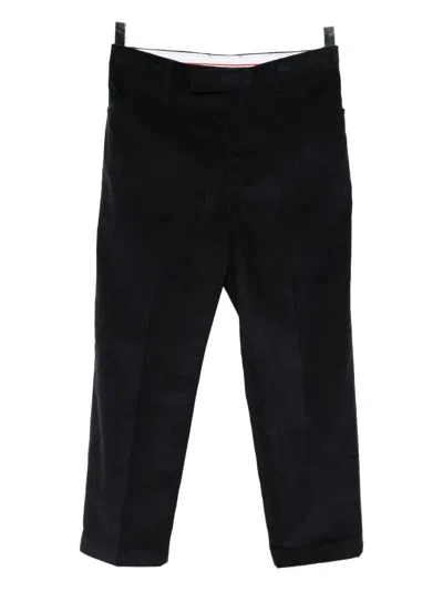 Thom Browne Cotton Trousers In Black