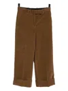 Thom Browne Belt Loop Casual Pants In Brown