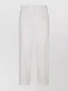 Thom Browne Cotton Trousers Straight Leg Back Pockets