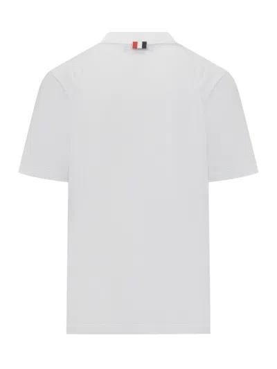 Thom Browne Cotton T-shirt With Tailored Fit In White