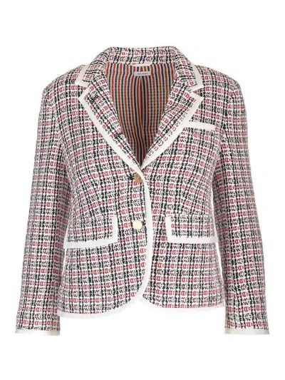 THOM BROWNE COTTON TWEED BLAZER