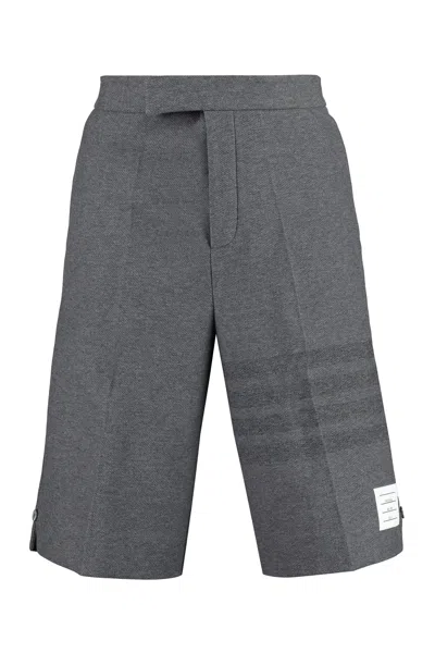 THOM BROWNE COTTON-TWILL BUSH-TROUSERS