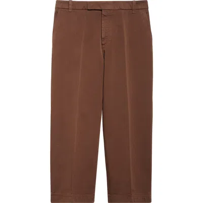 Thom Browne Cotton Twill Crop Chinos