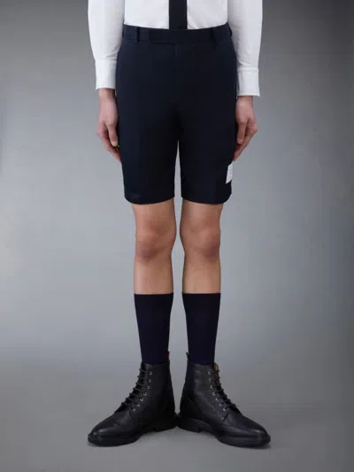 Thom Browne Cotton Twill Unconstructed Chino Trouser In Black