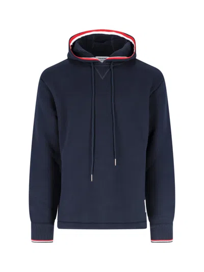 Thom Browne Cotton-polyamide Sweatshirt Sweater For Men In Black