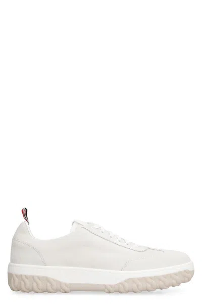 Thom Browne Frayed Edge Low In White