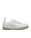 Thom Browne Court Touch-strap Sneakers In White