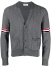 Thom Browne Wool Relaxed V-neck Armband Cardigan