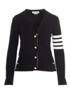 Thom Browne Cardigan In Blue