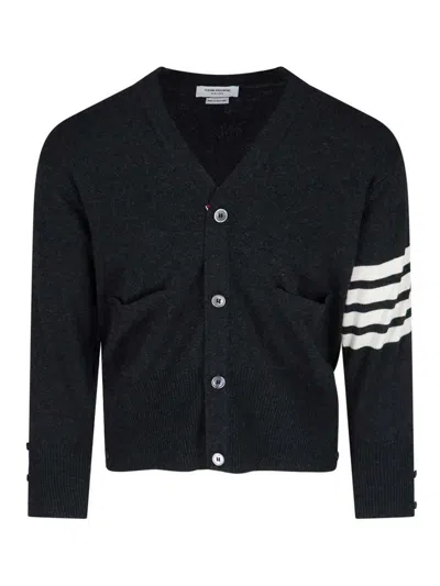 Thom Browne Cardigan In Black