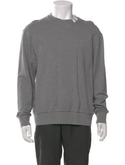 Pre-owned Thom Browne Crew Neck Long Sleeve Sweatshirt In Gray