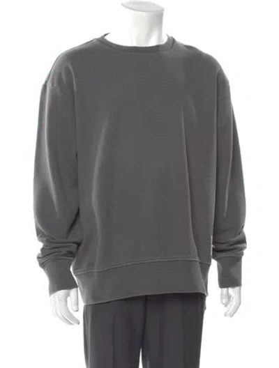 Pre-owned Thom Browne Crew Neck Long Sleeve Sweatshirt In Gray