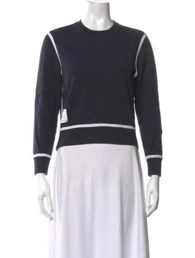 Pre-owned Thom Browne Crew Neck Long Sleeve Sweatshirt In Multicolor
