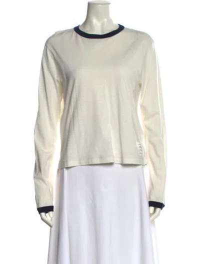 Pre-owned Thom Browne Crew Neck Long Sleeve Sweatshirt In Neutral