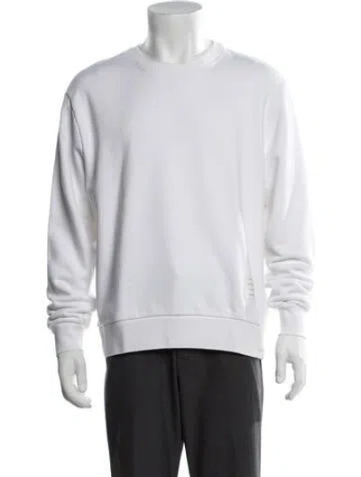 Pre-owned Thom Browne Crew Neck Long Sleeve T-shirt In Neutrals